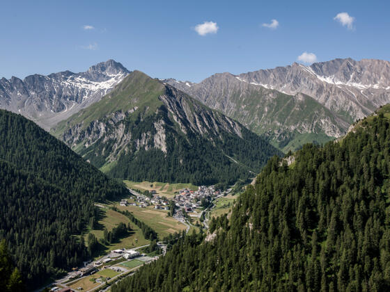443: Fimberpass - Val d'Uina - Reschenpass: Etappe 1, Samnaun - Sent