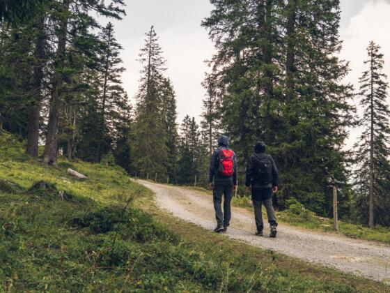 Furkla-Höhenweg - auch bei Regenwetter eine schöne Wanderung!