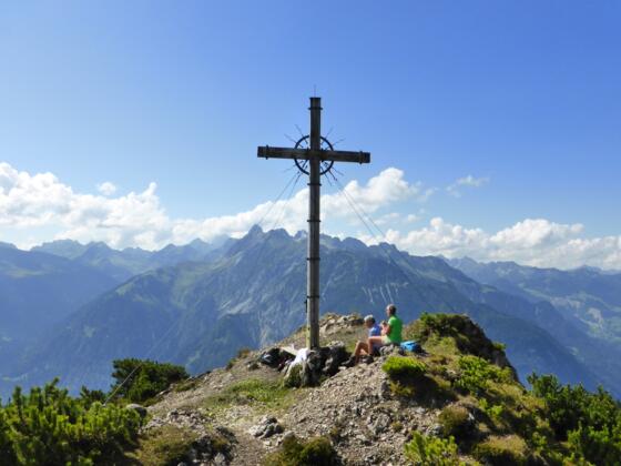 Gipfelkreuz der Davenna