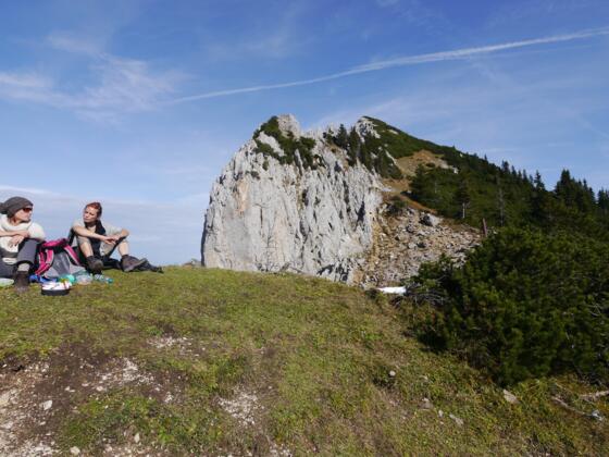 Rast an der Vilser Scharte (1817 m)