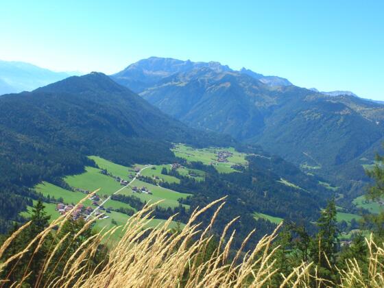 Blick in Richtung Tal auswärts - Brandenberg