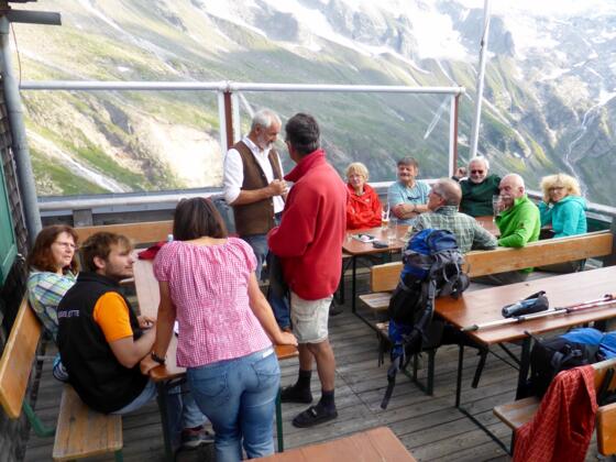 Kasseler Gruppe auf der Terrasse - Gruppo di Kassel sulla terrazza