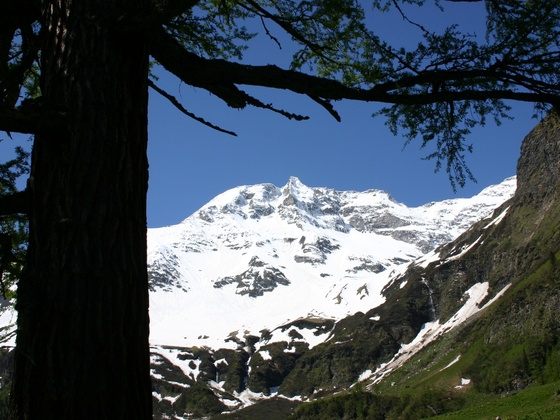 Aussicht auf den Sonnblick