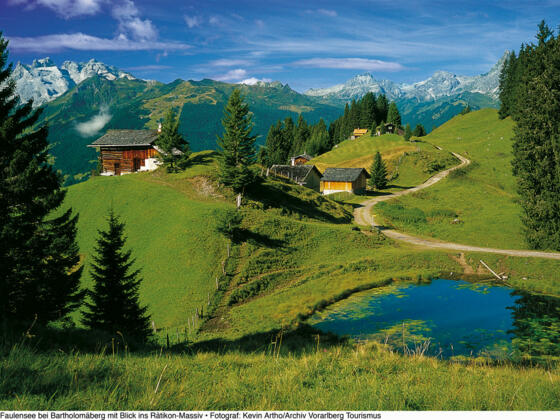 Beim "Fulasee" in Bartholomäberg