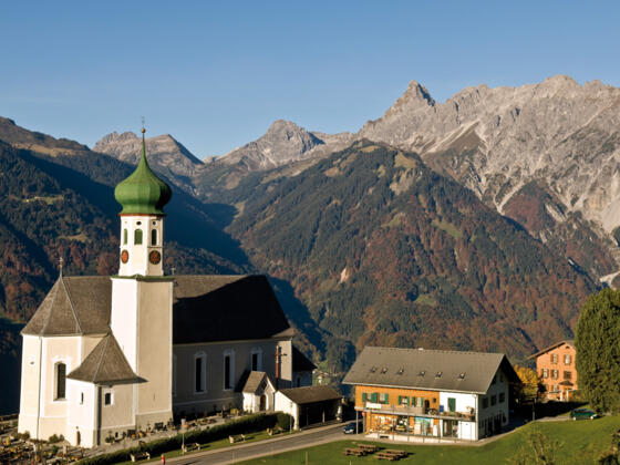 Zentrum von Bartholomäberg
