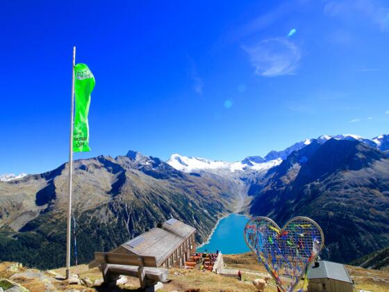 Blick auf den Schlegeisspeicher