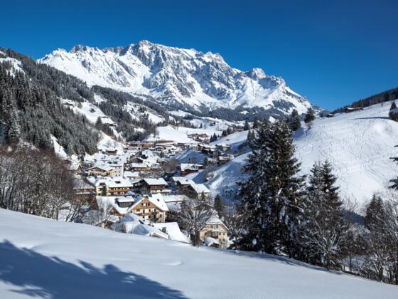 Winterpanorama Dienten