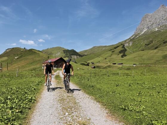 Mountainbike am Hochtannberg
