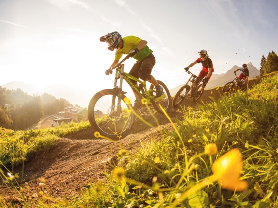 Flowline "Tschengla Unchained" im Bikepark Brandnertal