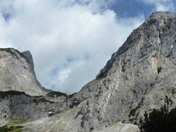 Blick zurück Richtung Lamsscharte