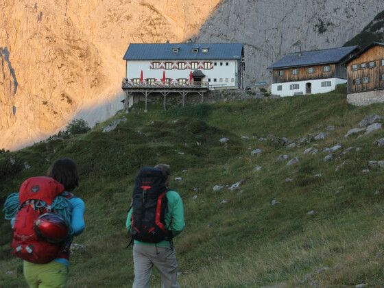 Letzte Meter zur Hütte
