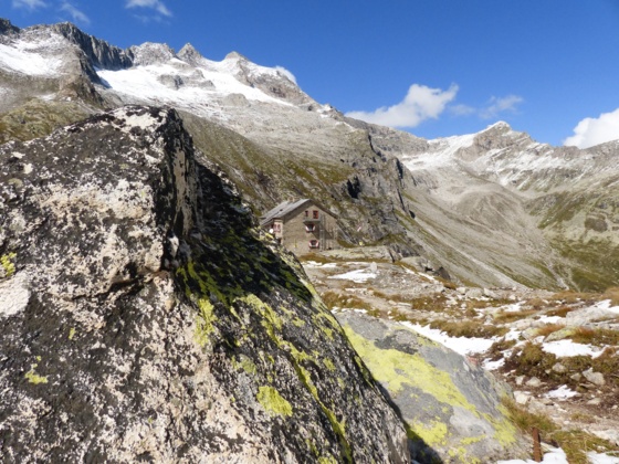 Die wunderschön gelegene Richterhütte.