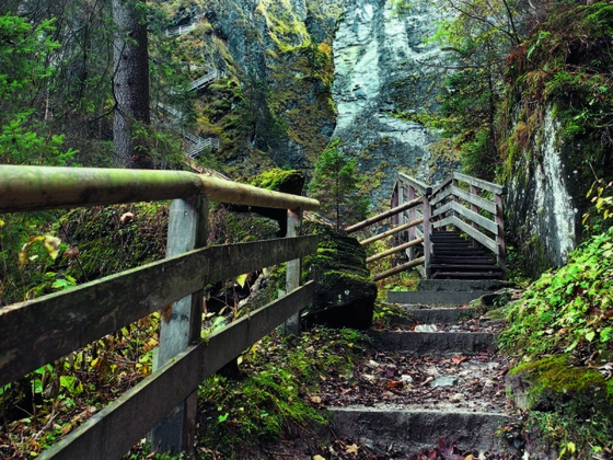 Steg in der Kitzlochklamm