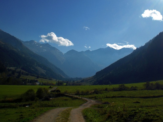 Wölflerweg -  Blick Ferleiten Mautstelle