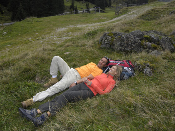 Pärchen nähe Falbesoner Ochsenalm