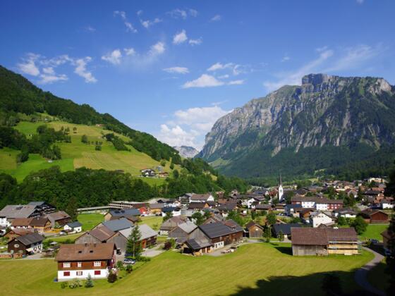 Blick auf Mellau
