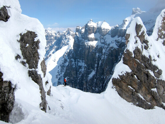 Zurück an der Schneetalscharte.