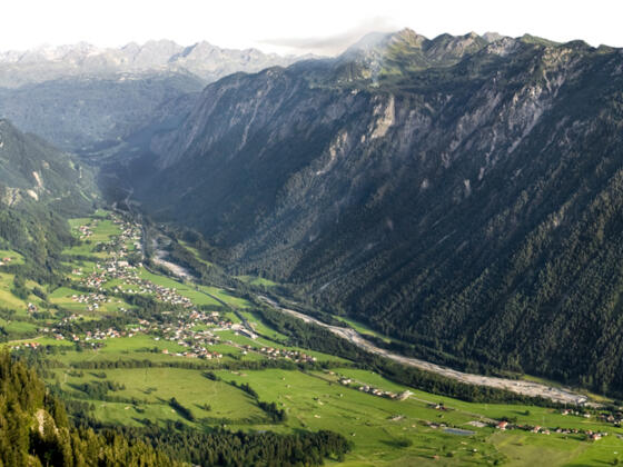 Blick ins Klostertal
