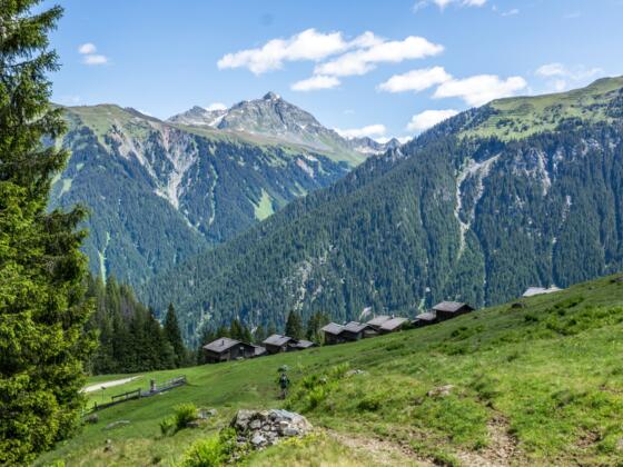 Blick auf Ganeumaisäß