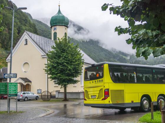 Startpunkt in Schnepfau