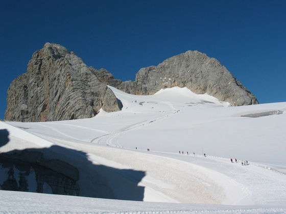 "Kolk" am Dachsteingletscher