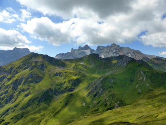 Geißspitze mit den Drei Türmen im Hintergrund