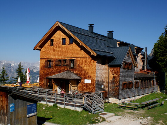 Die sehr schön gelegene Erfurter Hütte