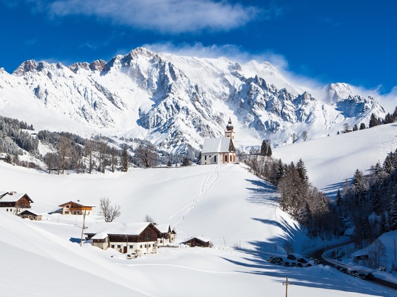Winterlandschaft Dienten