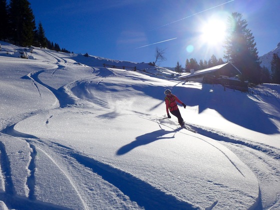 Skitour-Abfahrt