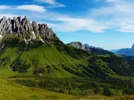 Panorama Hochkeil / Mandlwände