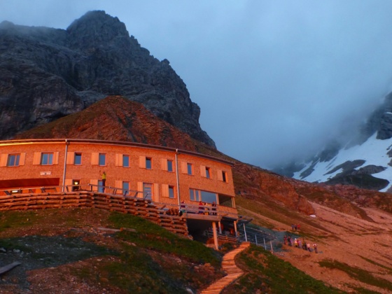 Abendstimmung am Waltenberger-Haus