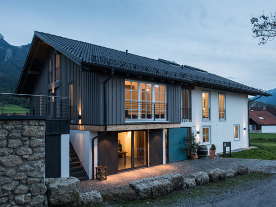 Hausansicht auf Wohnung &quot;Zellerhorn&quot;