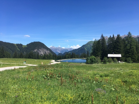 Speichersee bei der Inneren Parpfienzalpe