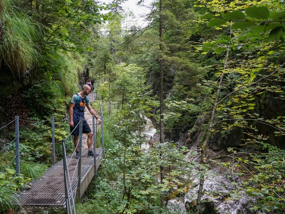 Ausblick Kaiserklamm Brandenberg