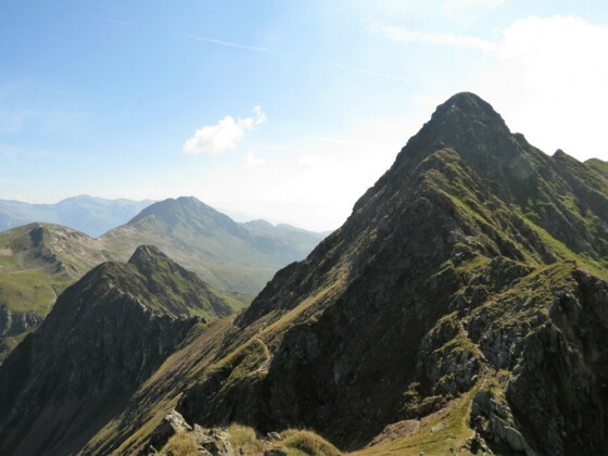 Auf der Goldgrubenscharte, ein Abschnitt am Trail der Aufmerksamkeit braucht