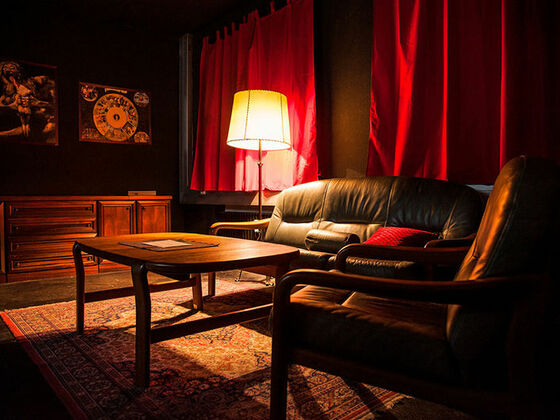 Wohnzimmer im Escape Room