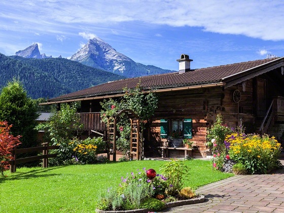 Im Garten unseres Bauernhofes