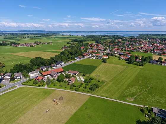 Luftaufnahme mit See (3km)