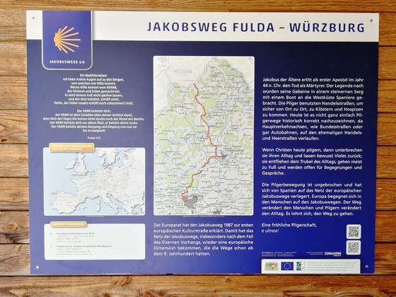Kreuzberg - Hinweistafel