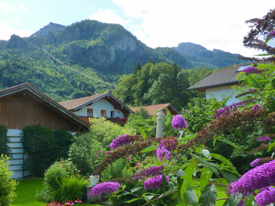 Blick zur Kampenwandseilbahn