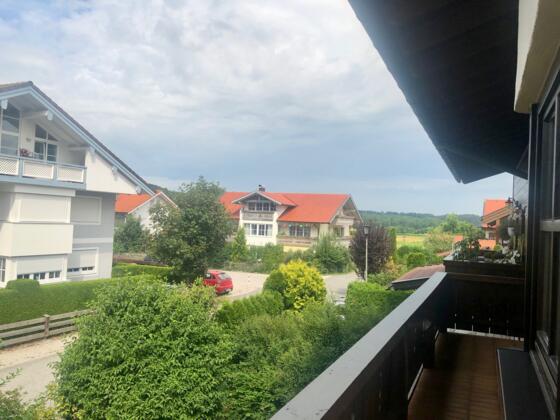 Aussicht vom Balkon