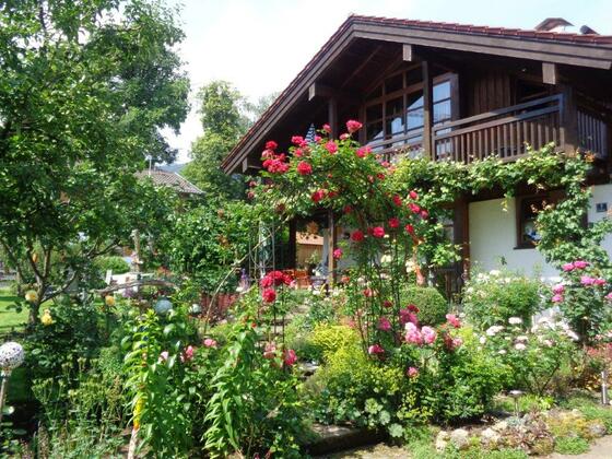 Hausansicht im Sommer