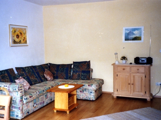 Wohnzimmer Ferienwohnung Haas