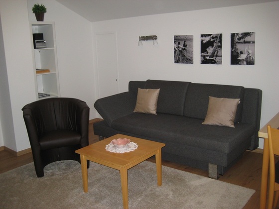 Wohnzimmer Ferienwohnung Angerweidach