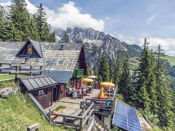 Körner Hütte an der Bischofsmütze