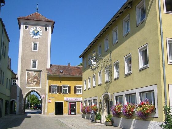 Mittertor in Kelheim - westlicher Torturm der ehemaligen Befestigungsanlage