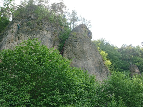 Die Plecher Wand mit dem Oskar-Bühler-Turm