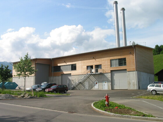 Holzkeizkraftwerk in Sonthofen