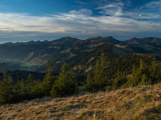 Blick auf Balderschwang vom Riedberger Horn