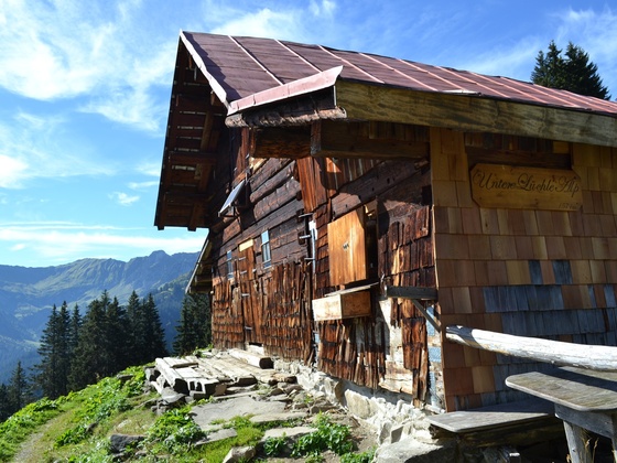 Untere Lüchlealp im hinteren Kleinwalsertal